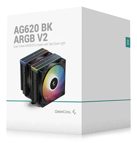Ventilateur pour processeur DeepCool AG620 V2 RGB (Noir)