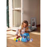 Clementoni - Bus Stitch Clemmy - 6 cubes souples a empiler - 2 figurines - Éveil sensoriel et motricité fine - Pour bébé des 6 mois