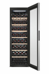 Cave a vin de vieillissement - HAIER HWS188GAE - Pose libre - 188 bouteilles - Mono zone - H185 x L59,5 cm - Noir