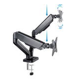 Support double-écran é fixer Tooq DB5132TNR 17"-32" (9kg max) (Noir)