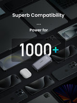 Batterie externe Slim - UGREEN - 10,000 mAh - Gris
