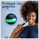Oral-B iO 5 Lot De 2, Brosses a Dents Électriques Noire et Blanche, 2 Brossettes