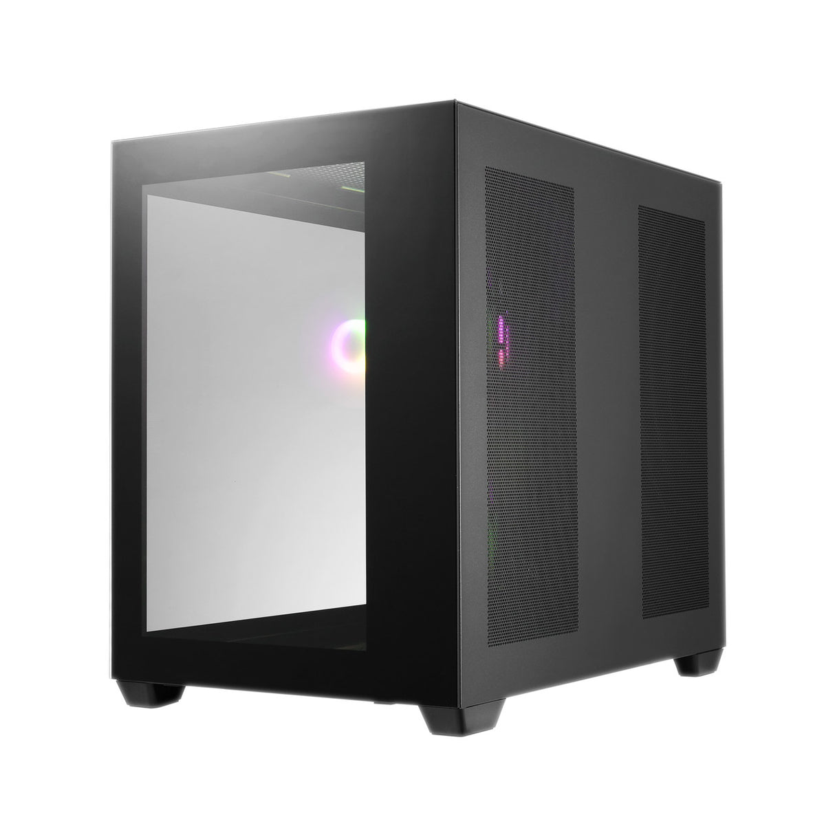 Boitier Moyen Tour ATX FSP CMT380 RGB avec panneaux vitrés (Noir)