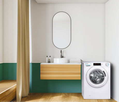 Lave-linge séchant CANDY CSW 475TWME/FR - 7 / 5 kg - Induction - 1400 trs/min - Blanc