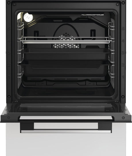 Cuisiniere vitrocéramique - WHIRLPOOL - W5V5LCW - 4 foyers - 7900 W - L50 cm - Blanc