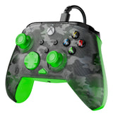 Manette de jeu - Xbox Series X|S, Xbox One et PC - Rematch Core - RGB - Filaire - Camouflage Noir / Vert - TURTLE BEACH