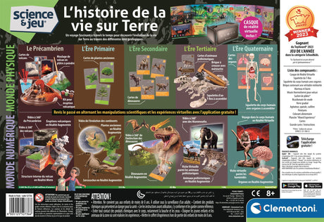 L'histoire de la vie sur Terre - Clementoni - Science & Jeu - Jeux Scientifiques