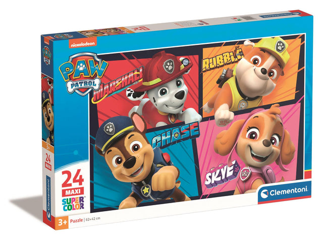 CLEMENTONI - PAT'PATROUILLE - PUZZLE DE 24 MAXI PIeCES - JEU DE PATIEN