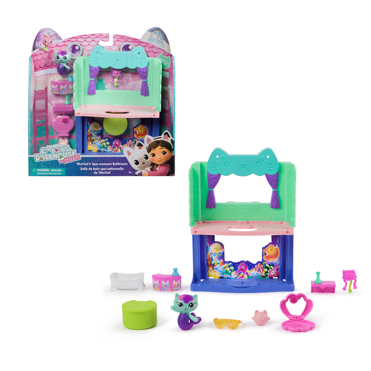 Playset salle de bain - Deluxe - des 3 ans - Gabby et la maison magique