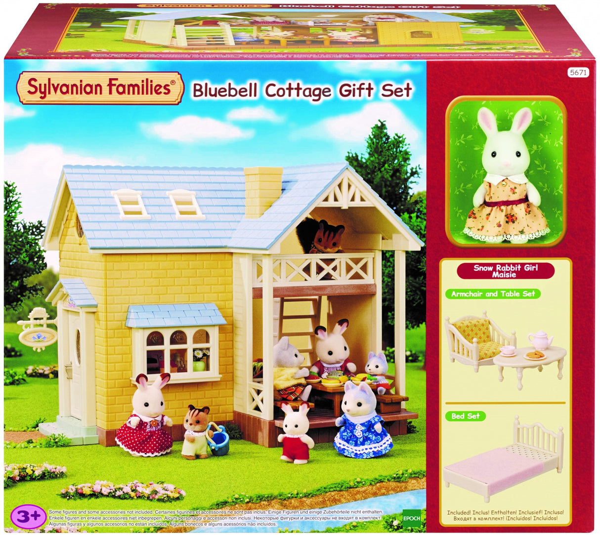 Le cottage au toit bleu - Sylvanian Families - 5671