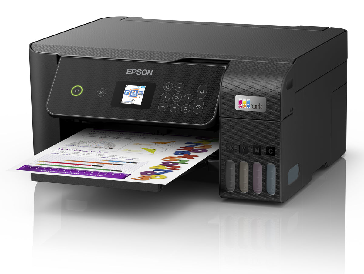 Imprimante multifonction A4 - EPSON - Ecotank ET-2870 - Wi-Fi - Réservoirs d'encre - 3 ans d'encre inclus