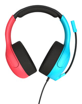 Casque gaming filaire - TURTLE BEACH - TBS-8002-25 - Airlite Fit - Sous licence officielle de Nintendo Switch™ - Bleu fluo et rouge