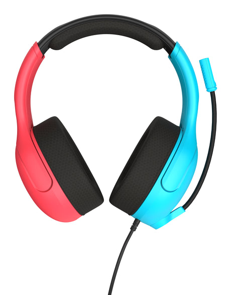 Casque gaming filaire - TURTLE BEACH - TBS-8002-25 - Airlite Fit - Sous licence officielle de Nintendo Switch™ - Bleu fluo et rouge
