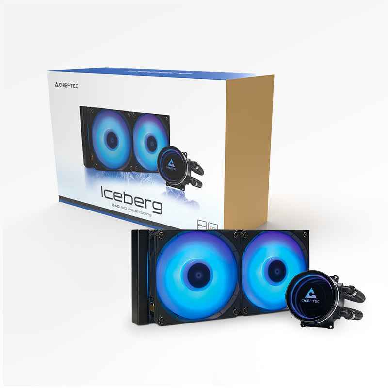 Kit Watercooling AIO Chieftec Iceberg RGB - 240mm (Noir)