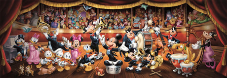CLEMENTONI - Compact 1000 pieces Panorama - Disney Orchestra