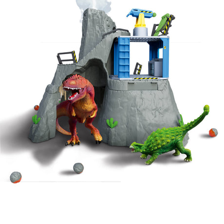 Expédition au grand Volcan, 1 figurine de chercheuse et 2 jouets dinosaures, Pour enfants des 5 ans, Schleich 42564 DINOSAURS