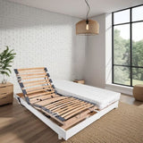 Ensemble relaxation matelas + sommiers Èlectriques 2x70x190 - Mousse - Ferme - TALCA Fabrication franÁaise