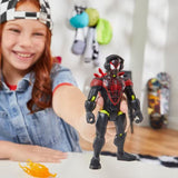MixMashers Miles Morales, figurine personnalisable a mélanger et combiner avec accessoires, Marvel, Des 4 ans