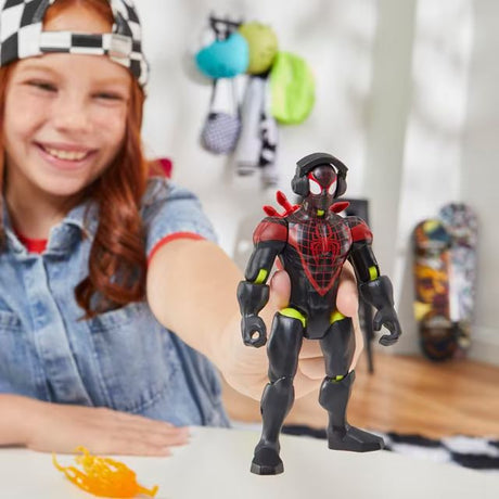 MixMashers Miles Morales, figurine personnalisable a mélanger et combiner avec accessoires, Marvel, Des 4 ans