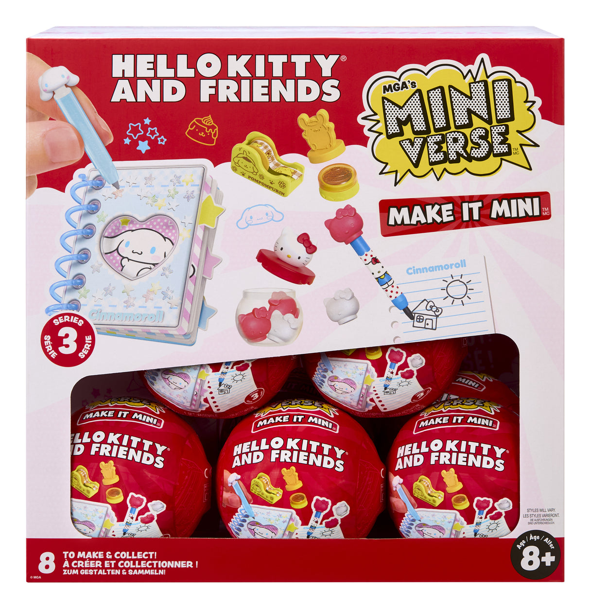 MGA's Miniverse - Make It Mini SANRIO - Série 3 - Des 8 ans