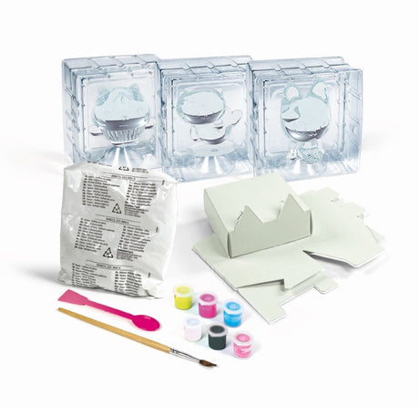 Clementoni - Créations en plâtre Gabby et la Maison Magique - Coffret multi-activités (sculpture, peintures...) - Des 7 ans