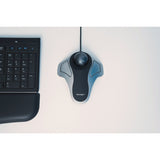 Kensington, Souris TrackBall ergonomique filaire pour PC, Mac, ambidextre, Gris