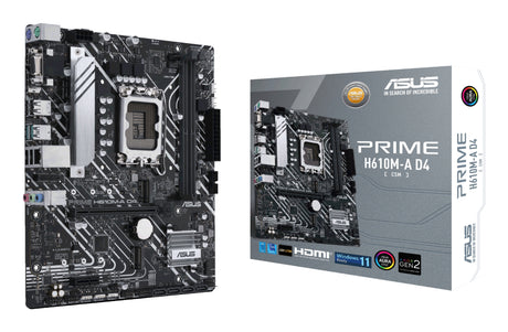 Carte mere - ASUS - PRIME H610M-A D4-CSM - Intel H610 LGA 1700 micro ATX