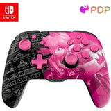 Manette filaire - PDP - Super Mario Rematch - Nintendo Switch - Câble 3 m - Glow Grand Prix Peach