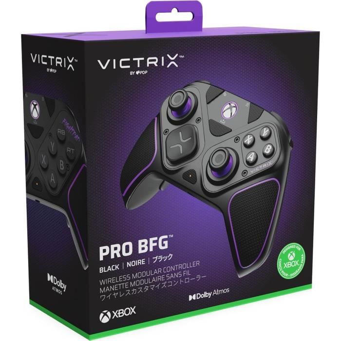 Manette sans fil PDP Victrix Pro BFG - PC, Xbox One et Series X|S - Noir