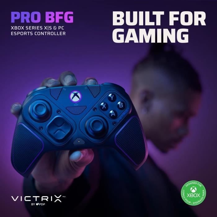 Manette sans fil PDP Victrix Pro BFG - PC, Xbox One et Series X|S - Noir