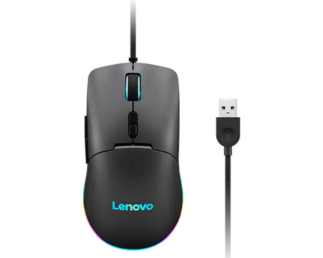 Souris filaire Gaming LENOVO M210 - RGB 3 zones - 7 boutons - Prete a l'emploi - Noir