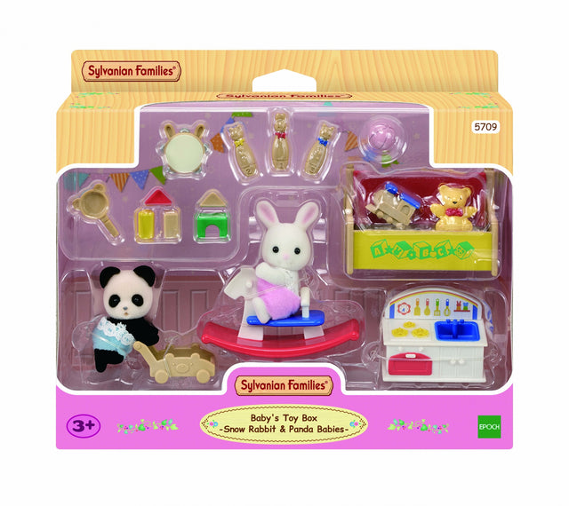 Figurines miniatures - SYLVANIAN FAMILIES - Le coffre a jouets des bébés