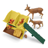 Cabane des animaux de la foret, Coffre schleich 42658 Farm World, pour enfants des 3 ans