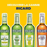 Coffret Ricard - Pastis de Marseille - Années 50 - Apéritif anisé - 45,0% Vol. - 70cl