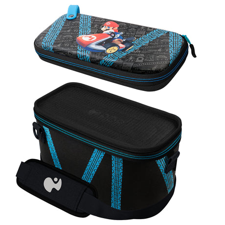Sacoche de voyage - PDP - Overnight Glow - Mario Kart Drift - Nintendo Switch - Noir