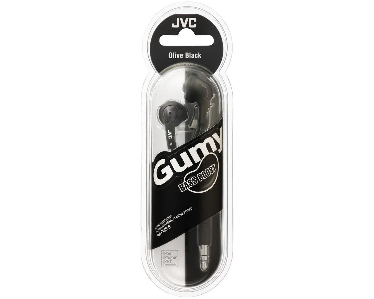 Ecouteurs intra-auriculaires JVC Gumy HA-F160 (Noir)