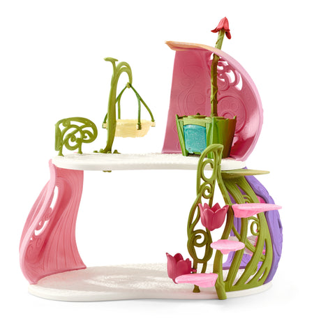 Maison-fleur pailletée avec licornes, lac et écurie - Schleich - 42445 - Multicolore - Rose - Fille