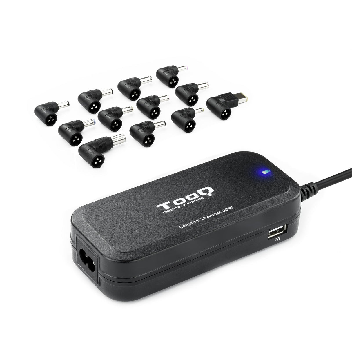 Chargeur universel TooQ 90W - 12 embouts