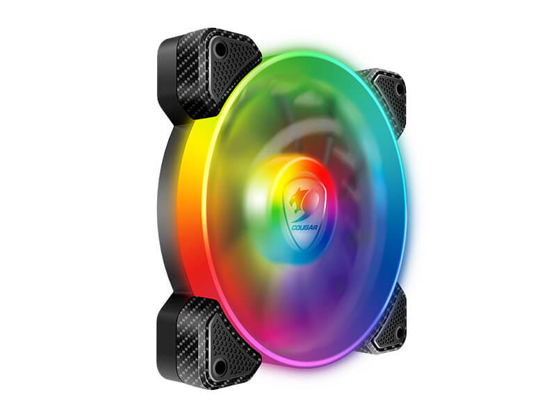 Ventilateur de boitier Cougar Vortex SPB RGB 12cm (Noir)