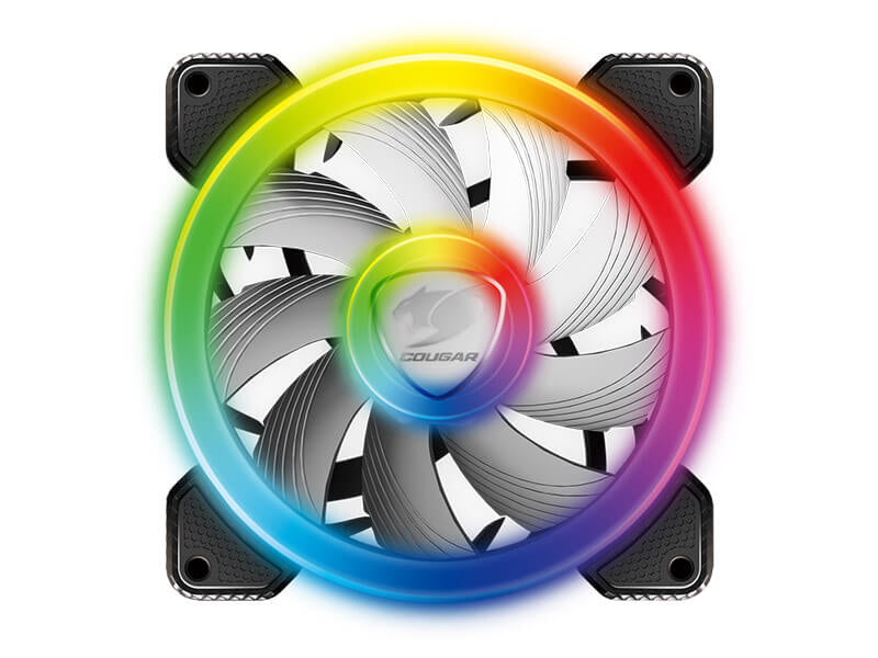 Ventilateur de boitier Cougar Vortex SPB RGB 12cm (Noir)