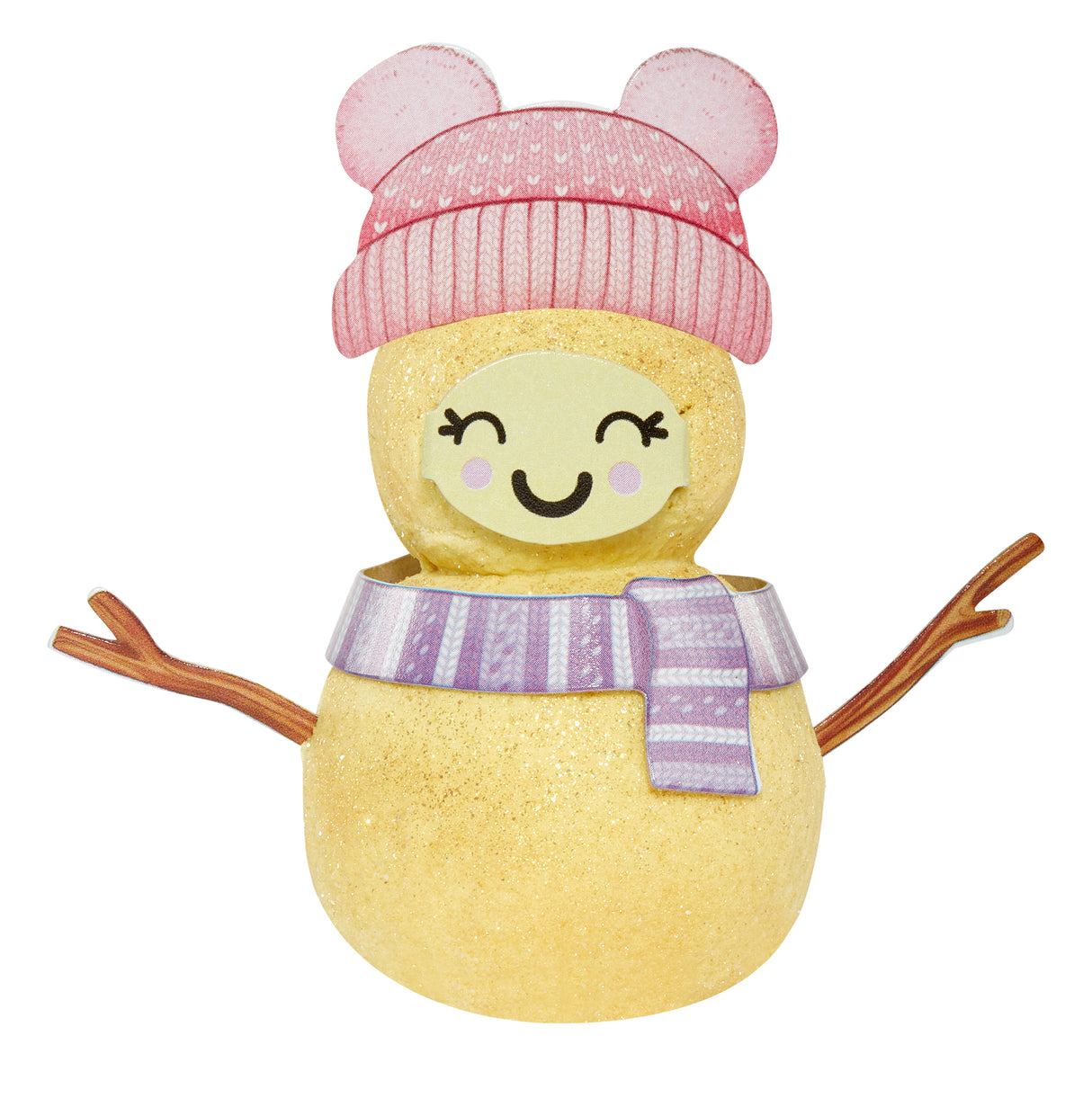 Rainbow High - Winter Wonderland - Jaune- Révele ta couleur - Créer son bonhomme de neige - Dés 4ans