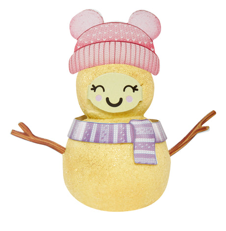 Rainbow High - Winter Wonderland - Jaune- Révele ta couleur - Créer son bonhomme de neige - Dés 4ans