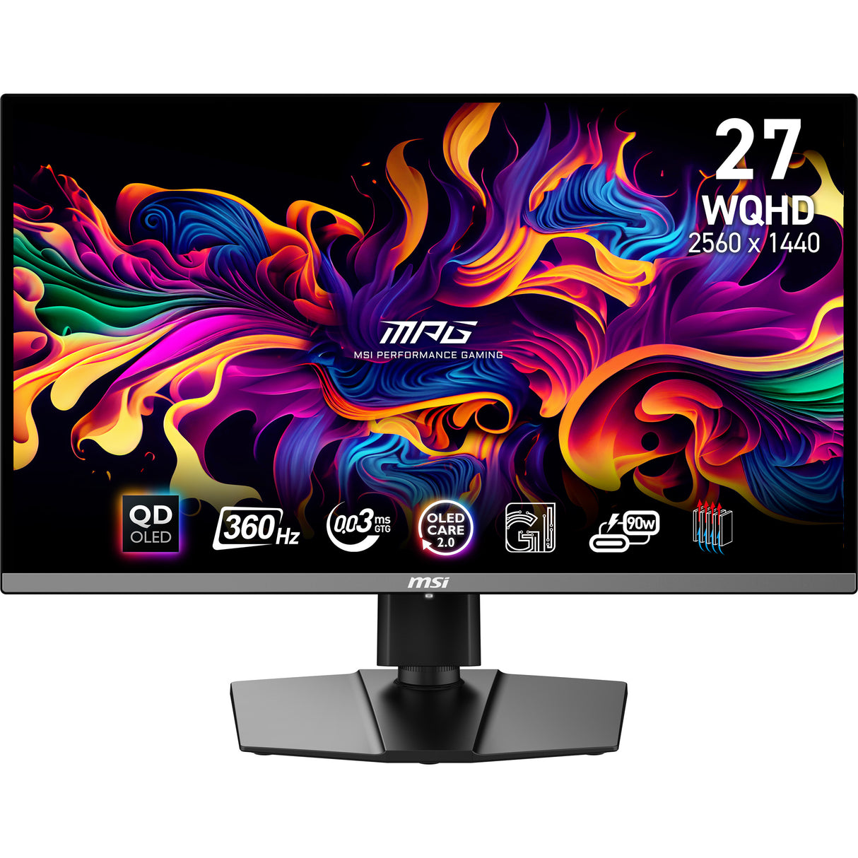 Ecran PC Gamer - MSI - 26,5 - WQHD - 360Hz - Dalle QD-OLED - 0,03ms - Ajustable en hauteur - MPG 271QRX QD-OLED