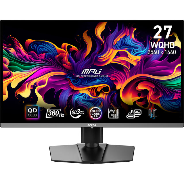 Ecran PC Gamer - MSI - 26,5 - WQHD - 360Hz - Dalle QD-OLED - 0,03ms - Ajustable en hauteur - MPG 271QRX QD-OLED