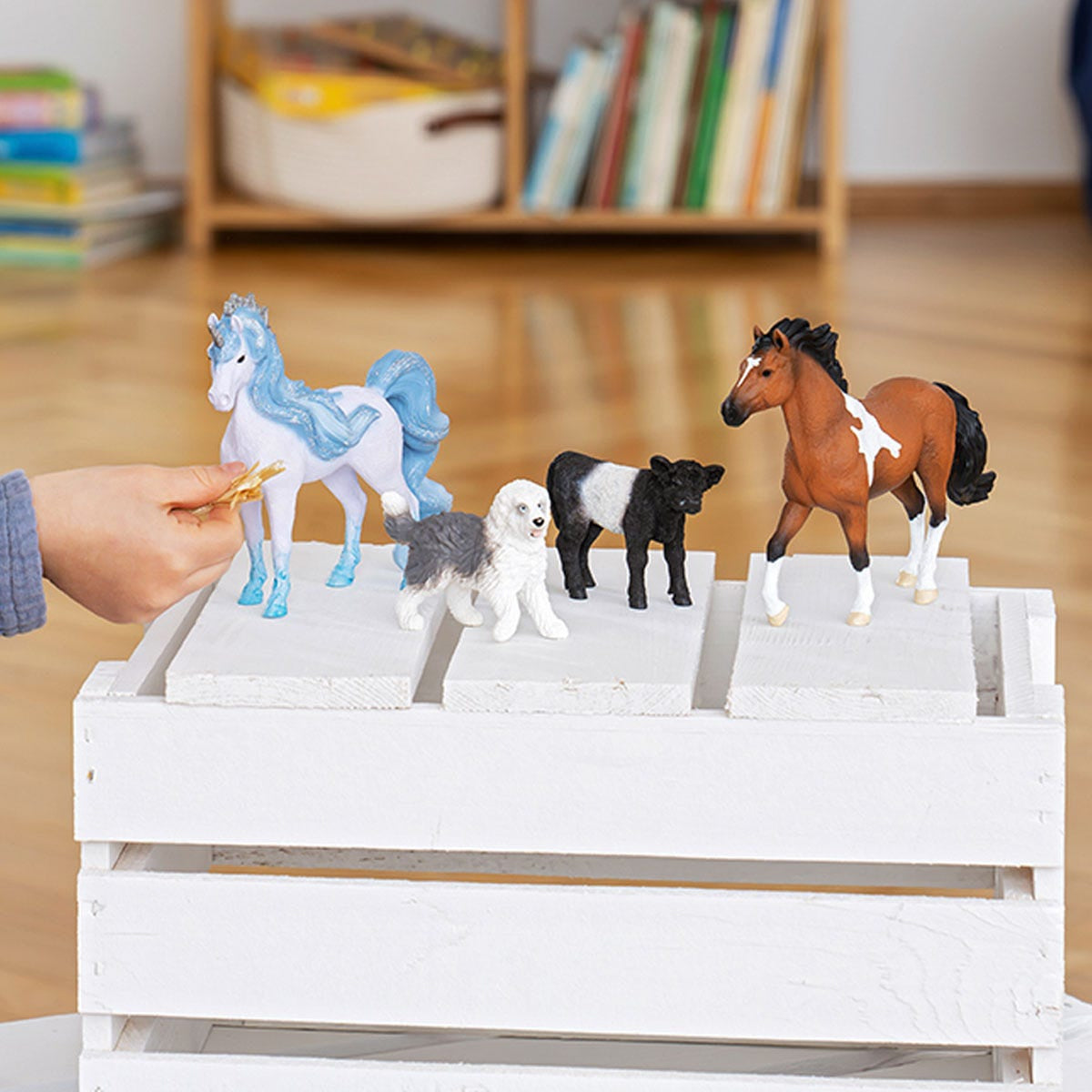 Figurine Jument licorne des Eléments , figurine mythique, Cadeau pour Enfants a Partir de 5 ans, 4 x 14 x 12 cm, schleich 70823