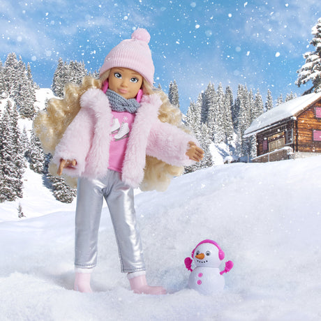 Poupée mannequin - COROLLE - Valentine a la Montagne - 28 cm - 4 accessoires - des 4 ans