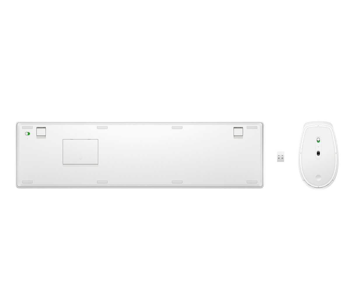 Ensemble Clavier Souris sans fil HP 650 - AZERTY - Blanc