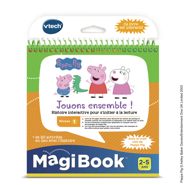 Livre Interactif Magibook - Peppa Pig - Niveau 1 - VTECH