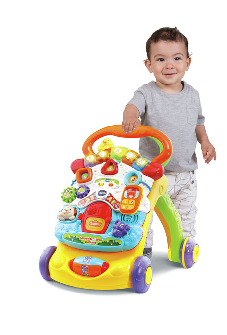 VTECH - Super Trotteur Parlant 2 en 1 - Multicolore