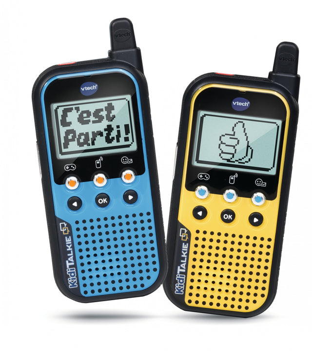 Talkie Walkie VTECH Kidi Talkie - Bleu & Jaune - 6 en 1 pour des heures de jeu et de fun